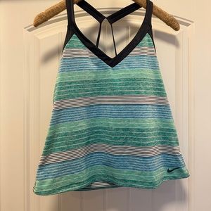 Nike Tankini Bathing Suit Top Large